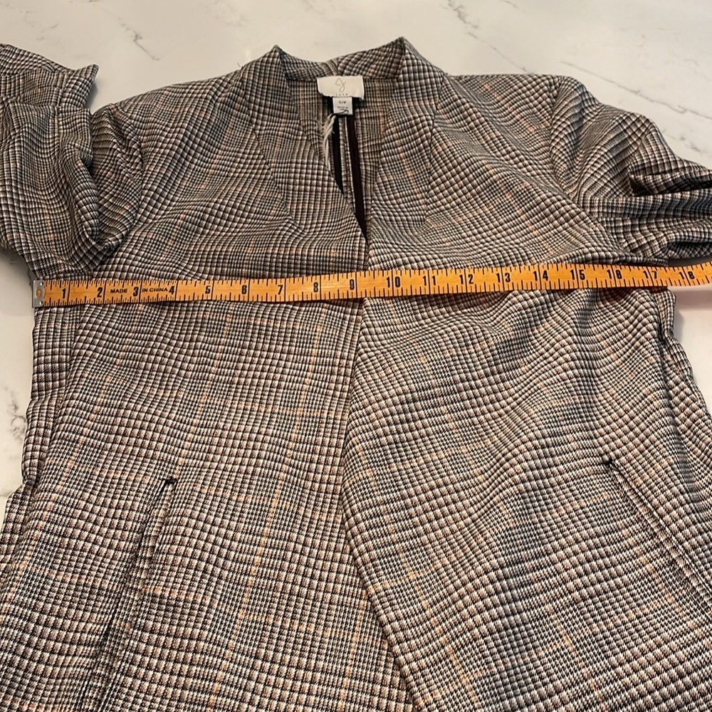 Joie open Blazer with pockets and ruched sleeves size small - Picture 6 of 7
